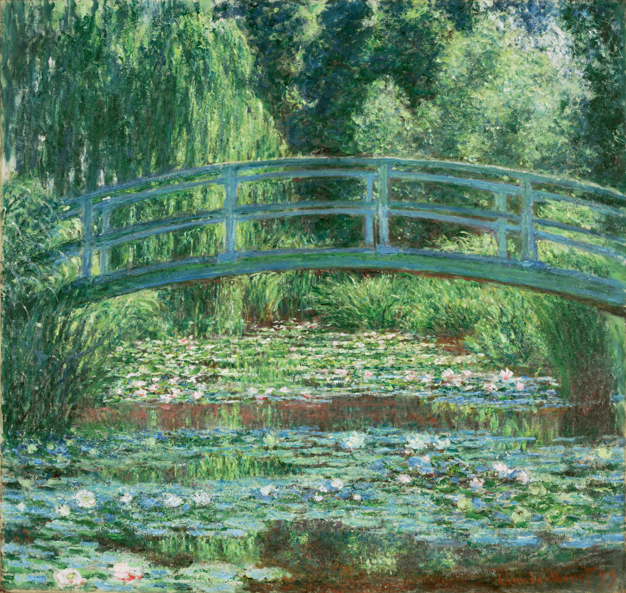 El puente japonés - Claude Monet